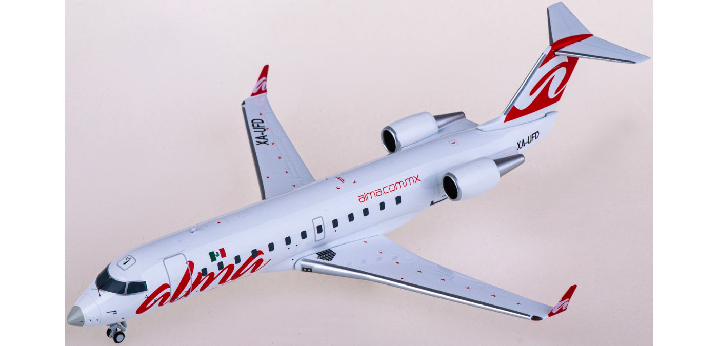 1:200 NG Models NG52082 ALMA de México Bombardier CRJ200ER XA-UFD Diecast Aircraft Model