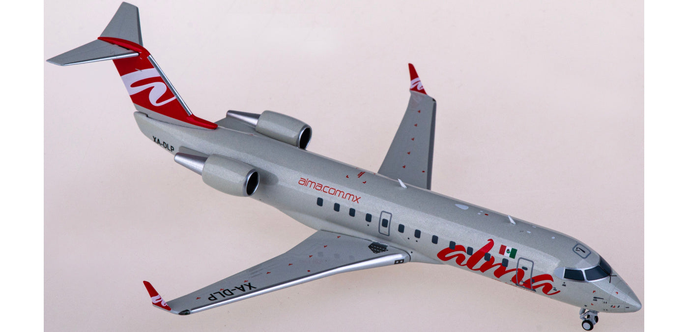 1:200 NG Models NG52085 ALMA de México Bombardier CRJ200ER XA-DLP Diecast Aircraft Model