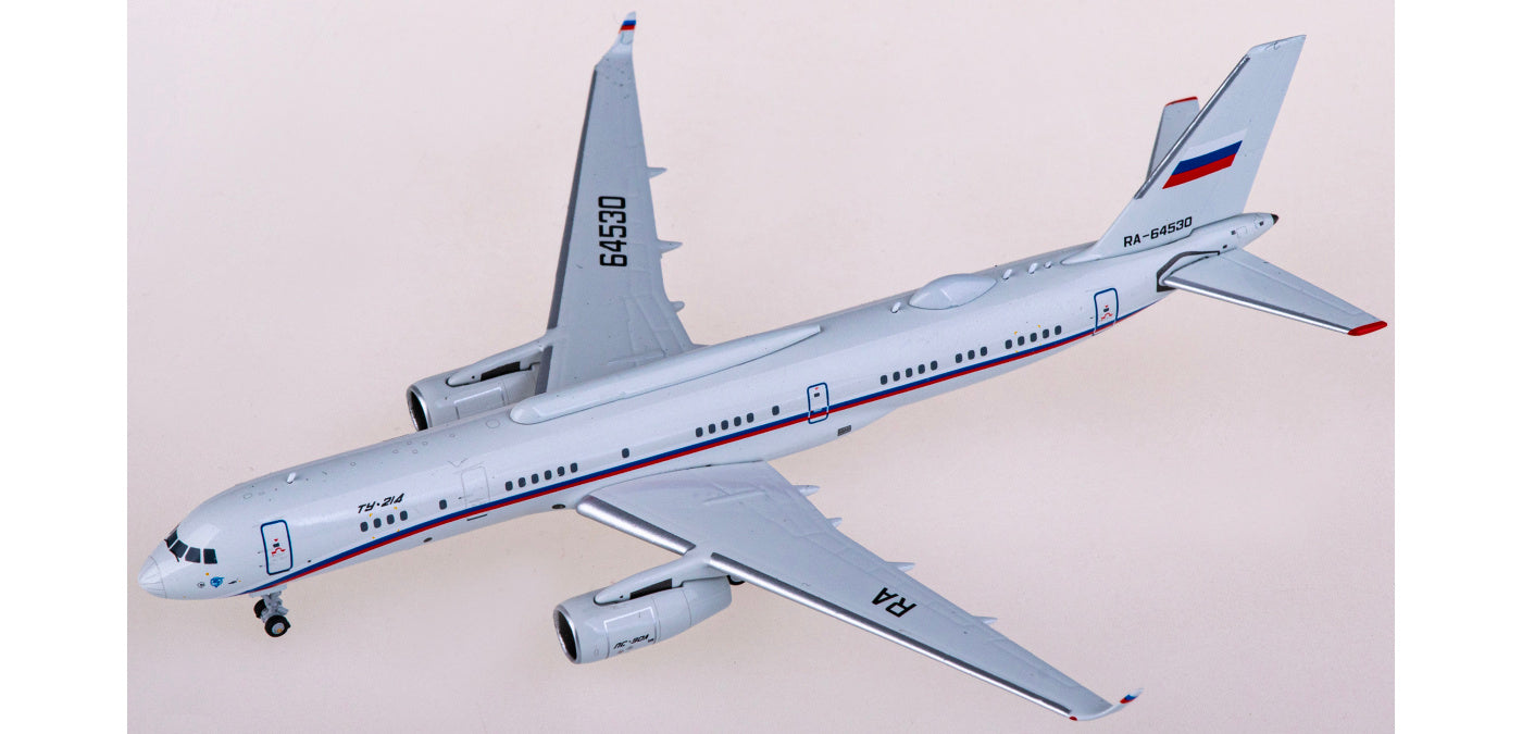 1:400 NG Models NG40018 Russian Air Force Tupolev TU-214PU-SBUS RA-64530 Aircraft Model+Free Tractor