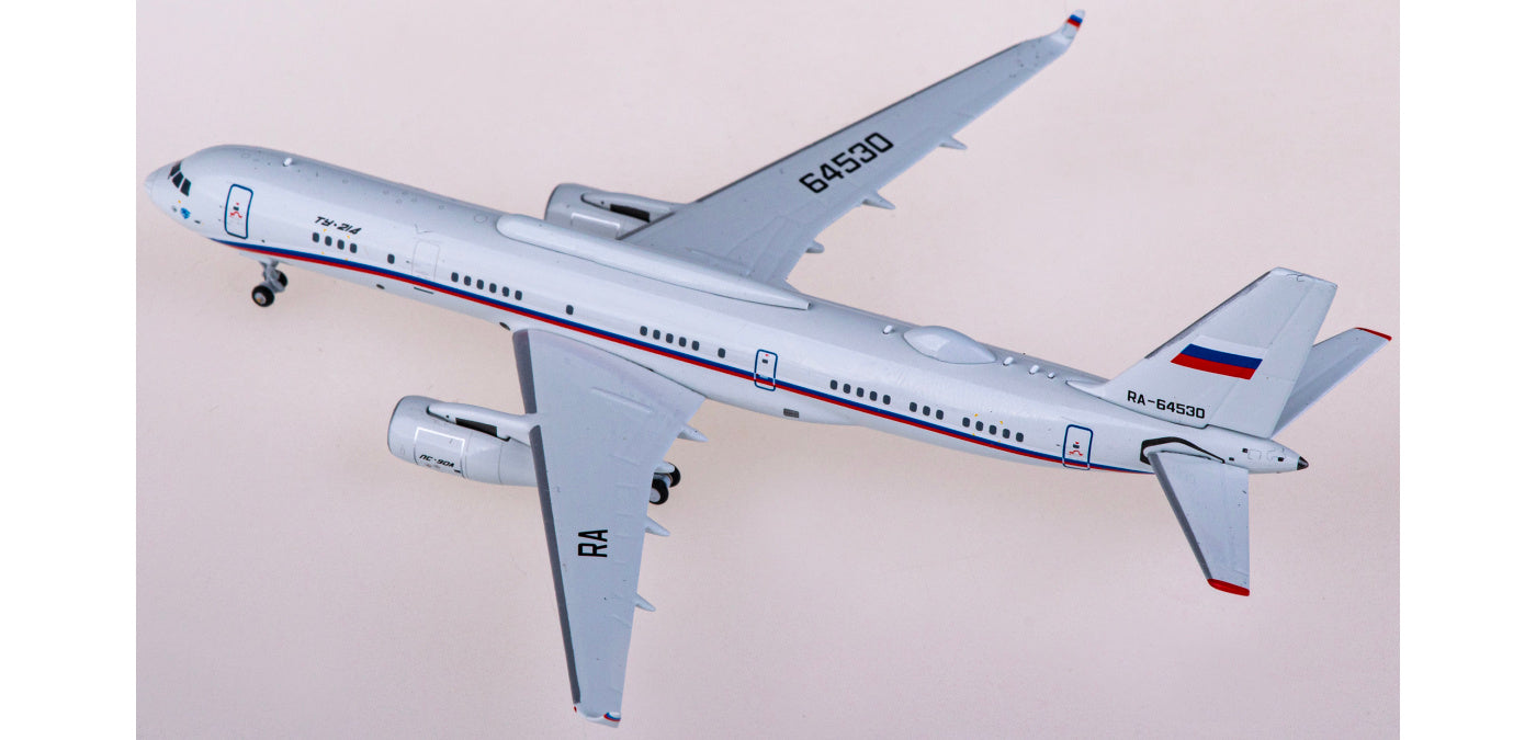 1:400 NG Models NG40018 Russian Air Force Tupolev TU-214PU-SBUS RA-64530 Aircraft Model+Free Tractor