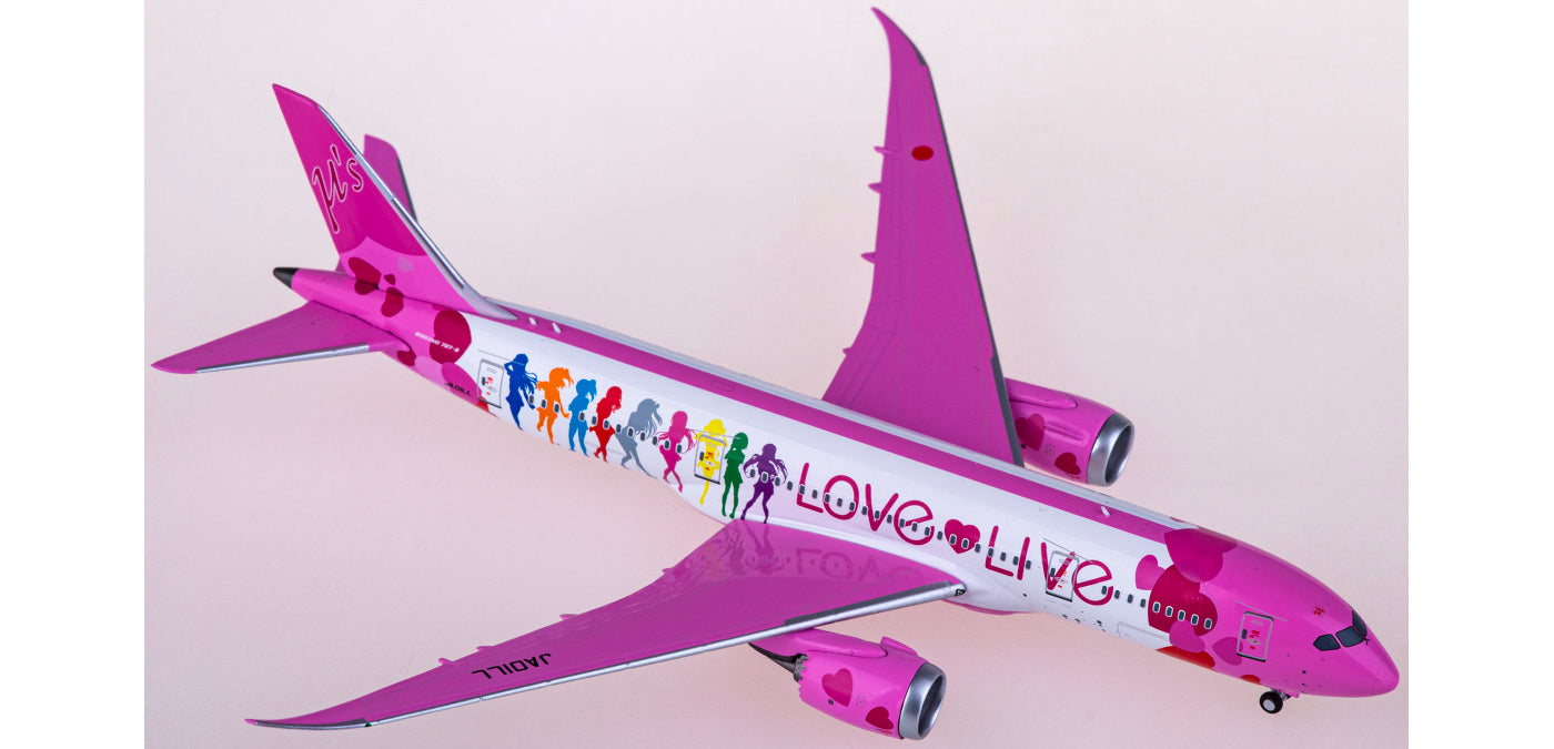 1:400 NG Models NG59025 Boeing 787-8 JA01LL Love Live Aircraft Model+Free Tractor