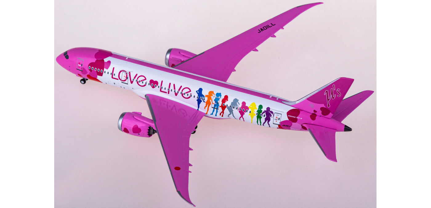 1:400 NG Models NG59025 Boeing 787-8 JA01LL Love Live Aircraft Model+Free Tractor