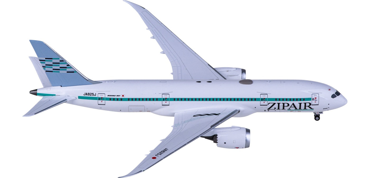 1:400 NG Models NG59021 ZIPAIR Boeing 787-8 JA825J Aircraft Model+Free Tractor