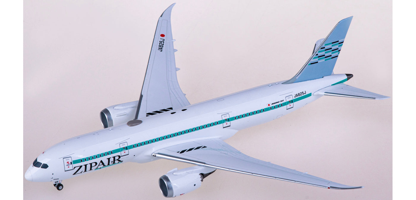 1:400 NG Models NG59021 ZIPAIR Boeing 787-8 JA825J Aircraft Model+Free Tractor