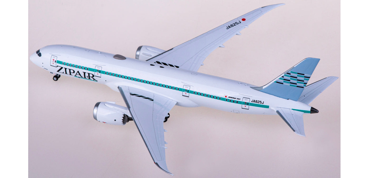 1:400 NG Models NG59021 ZIPAIR Boeing 787-8 JA825J Aircraft Model+Free Tractor