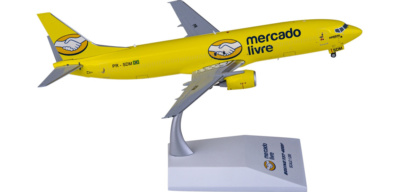 1:200 JC Wings XX20103 Mercado Livre Boeing 737-400SF PR-SDM Aircraft Model