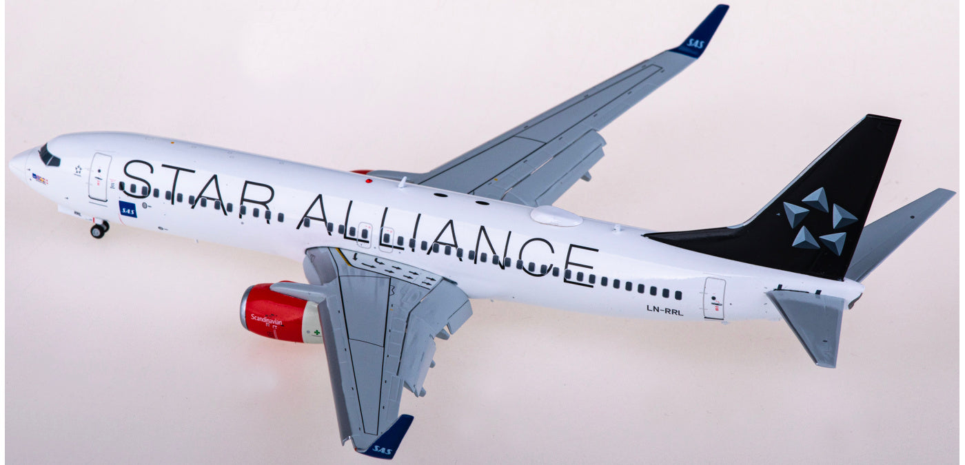 1:200 JC Wings XX20179A SAS Boeing 737-800 LN-RRL "STAR ALLIANCE" "Flaps Down" Aircraft Model