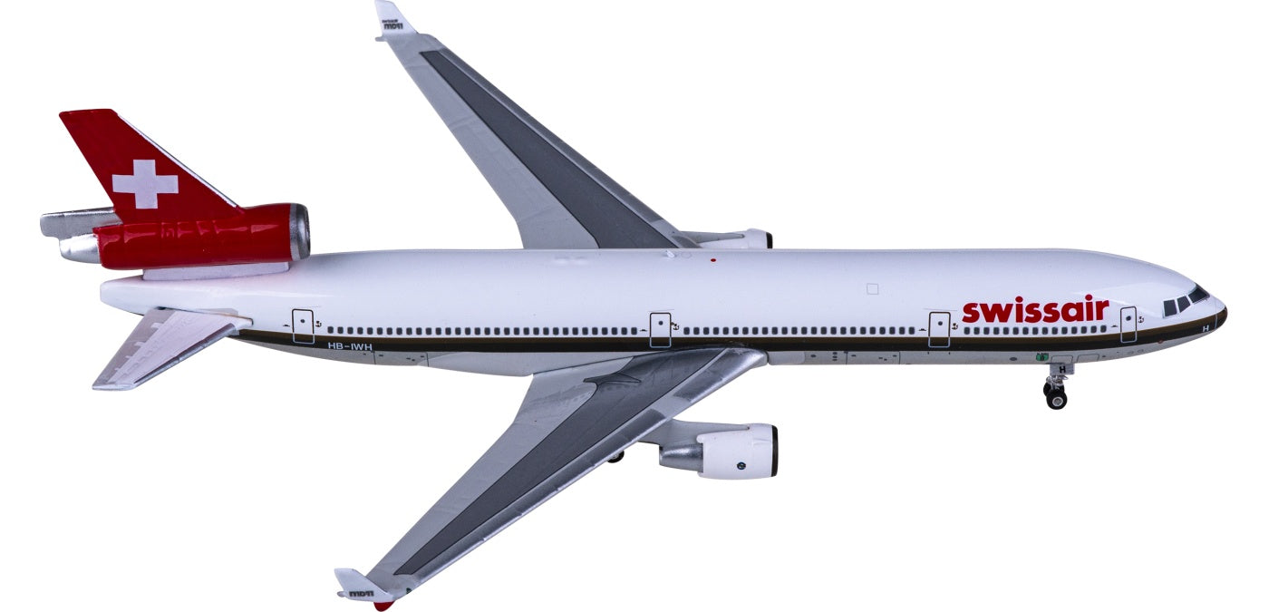 1:400 Phoenix PH11851 Swissair McDonnell Douglas MD-11 HB-IWH Aircraft Model+Free Tractor