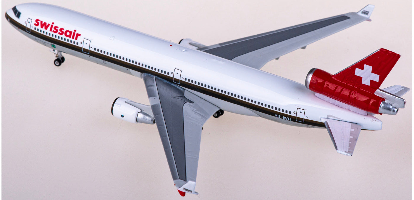 1:400 Phoenix PH11851 Swissair McDonnell Douglas MD-11 HB-IWH Aircraft Model+Free Tractor