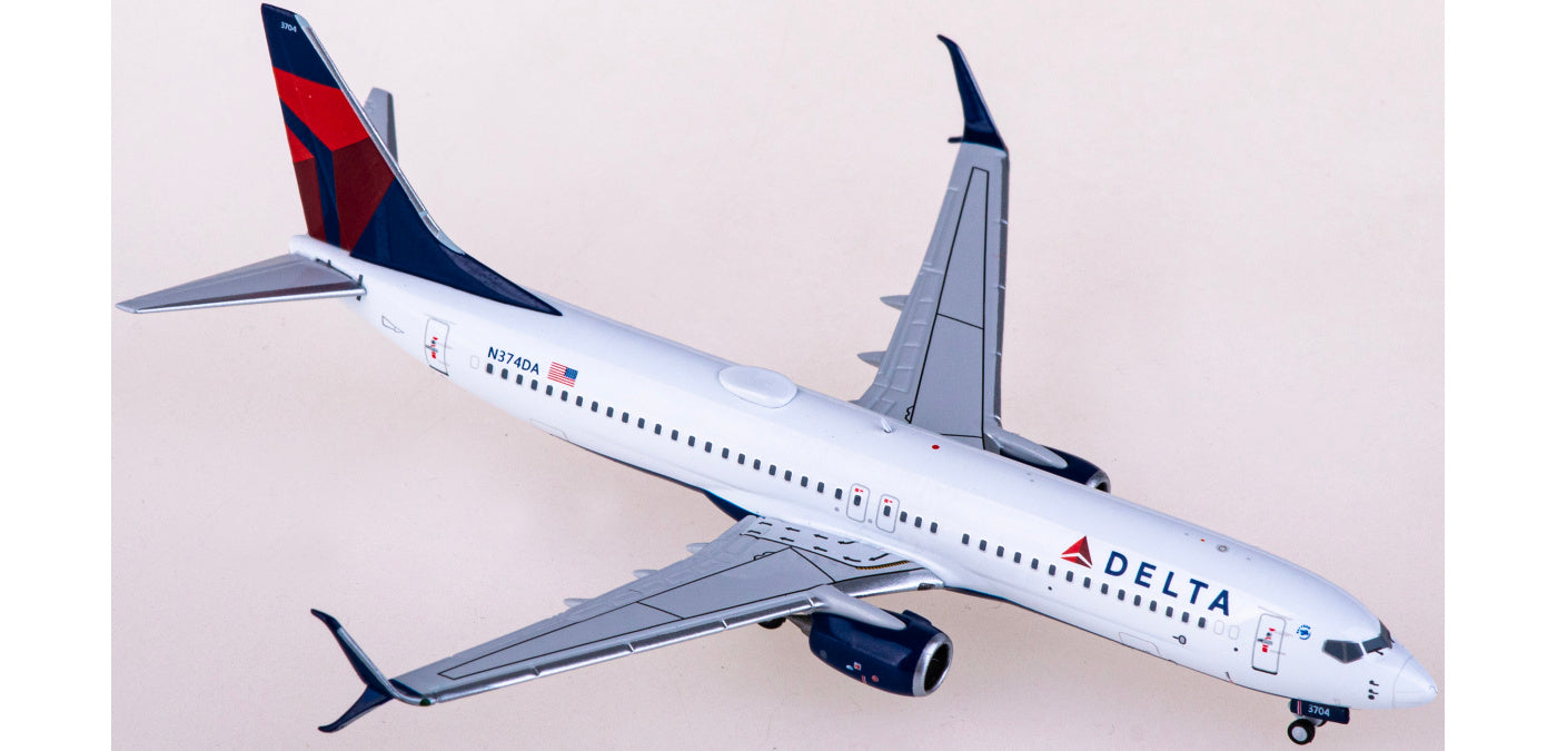 1:400 NG Models NG58218 Delta Air Lines Boeing 737-800 N374DA Aircraft Model+Free Tractor