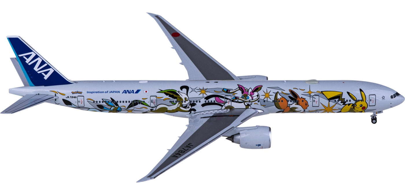 1:400 NG Models NG73037 ANA Boeing 777-300ER JA784A Aircraft Model+Free Tractor