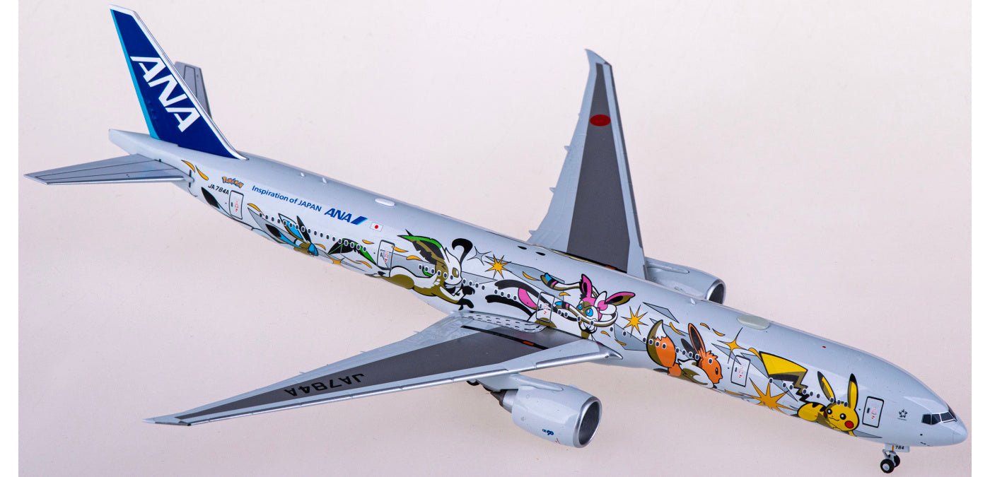 1:400 NG Models NG73037 ANA Boeing 777-300ER JA784A Aircraft Model+Free Tractor