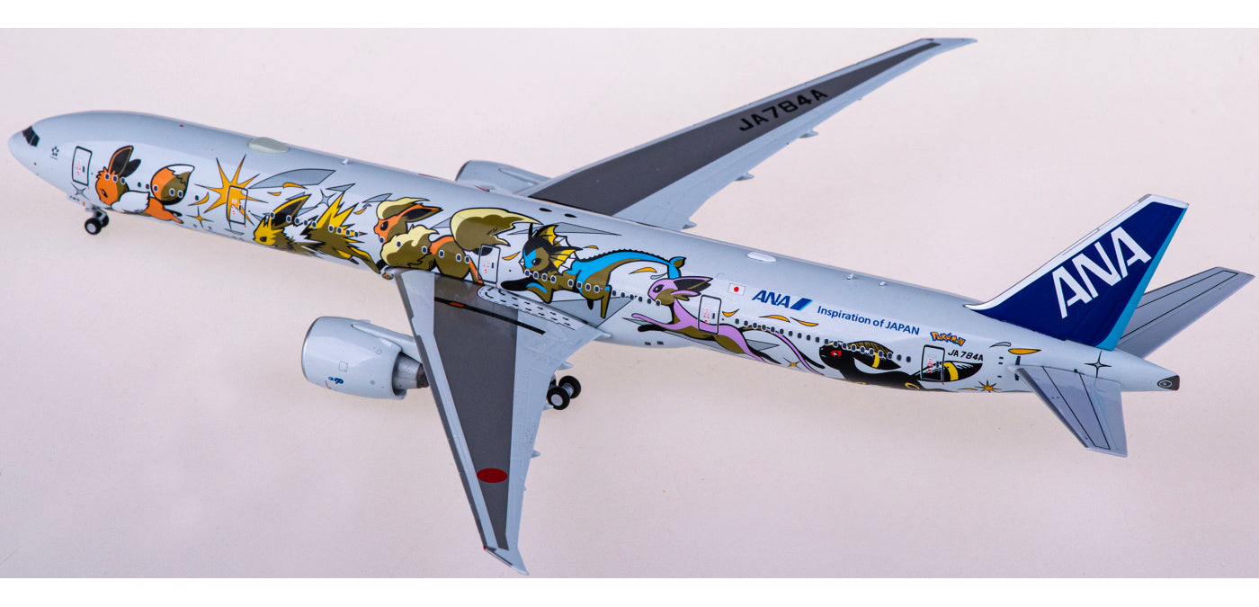 1:400 NG Models NG73037 ANA Boeing 777-300ER JA784A Aircraft Model+Free Tractor