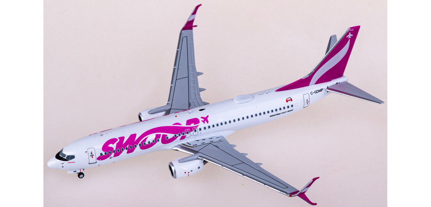 1:400 NG Models NG58205 Swoop Airlines Boeing 737-800 C-GDMP Aircraft Model+Free Tractor