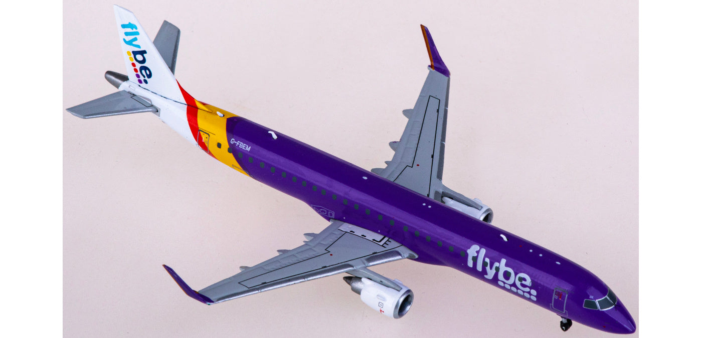 1:400 JC Wings LH4233 Flybe Embraer ERJ-190 G-FBEM Aircraft Model+Free Tractor