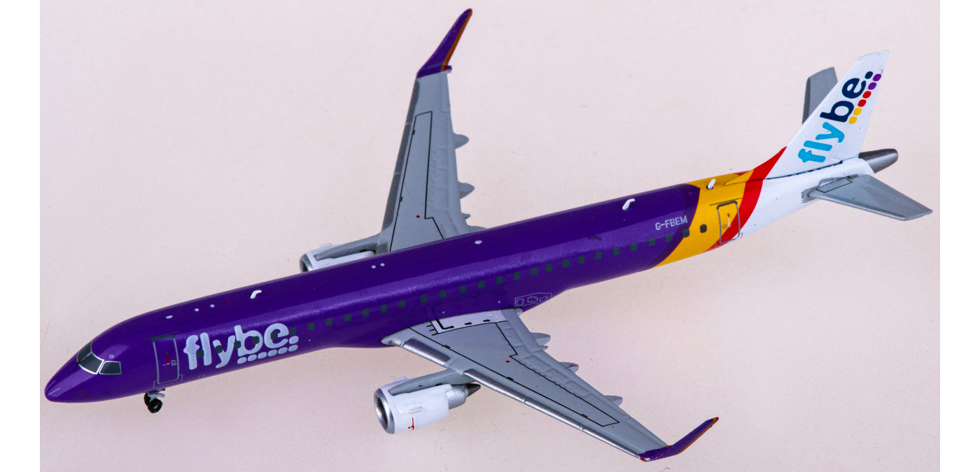 1:400 JC Wings LH4233 Flybe Embraer ERJ-190 G-FBEM Aircraft Model+Free Tractor