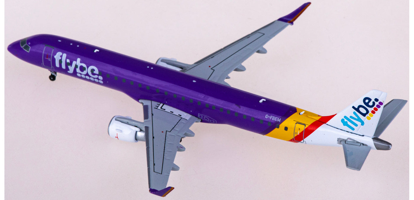1:400 JC Wings LH4233 Flybe Embraer ERJ-190 G-FBEM Aircraft Model+Free Tractor