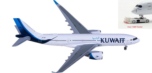 1:400 JC Wings LH4331 Kuwait Airways Airbus A330-800neo 9K-APF  Aircraft Model+Free Tractor"