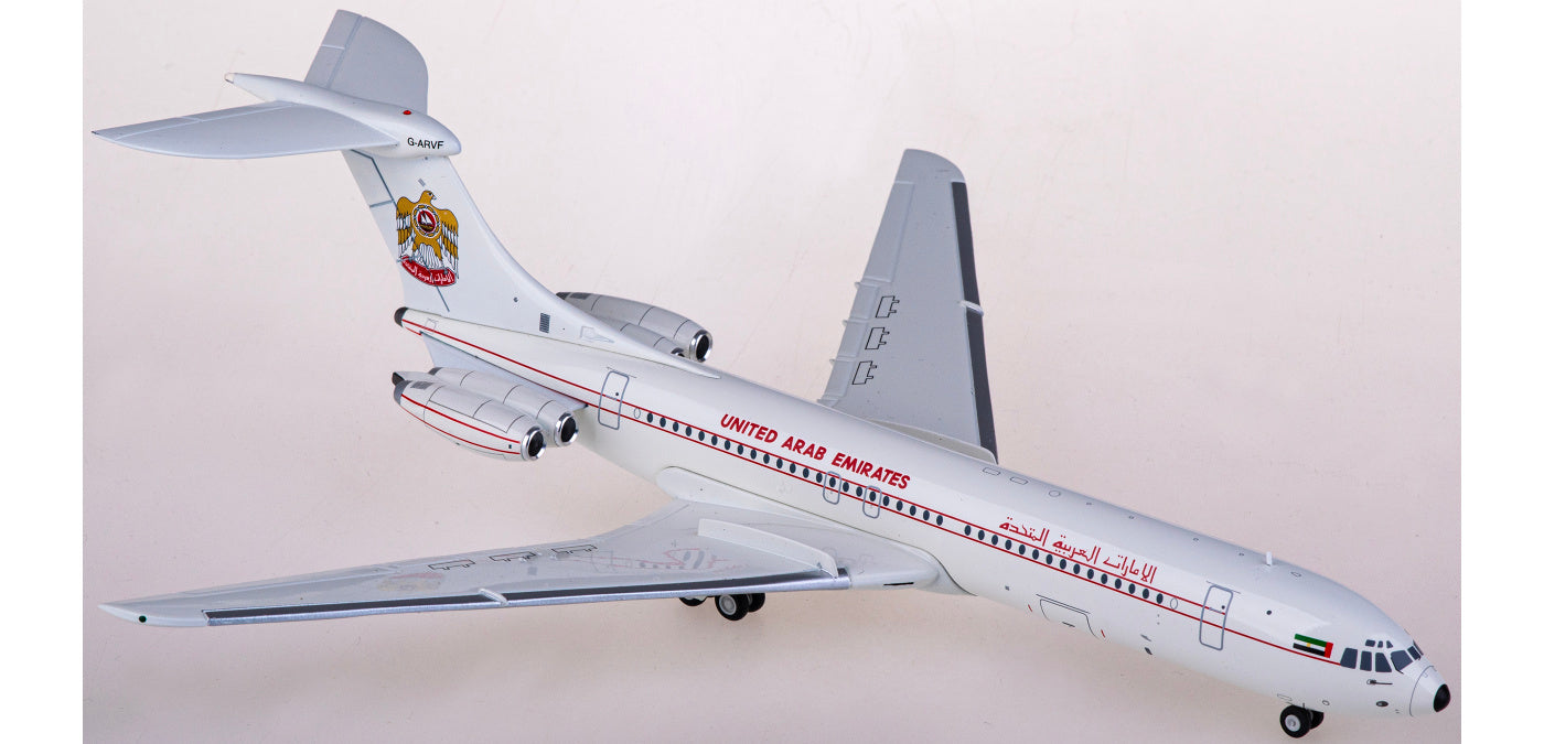 1:200 JC Wings LH2384 UAE Gov Vickers VC10 G-ARVF Aircraft Model