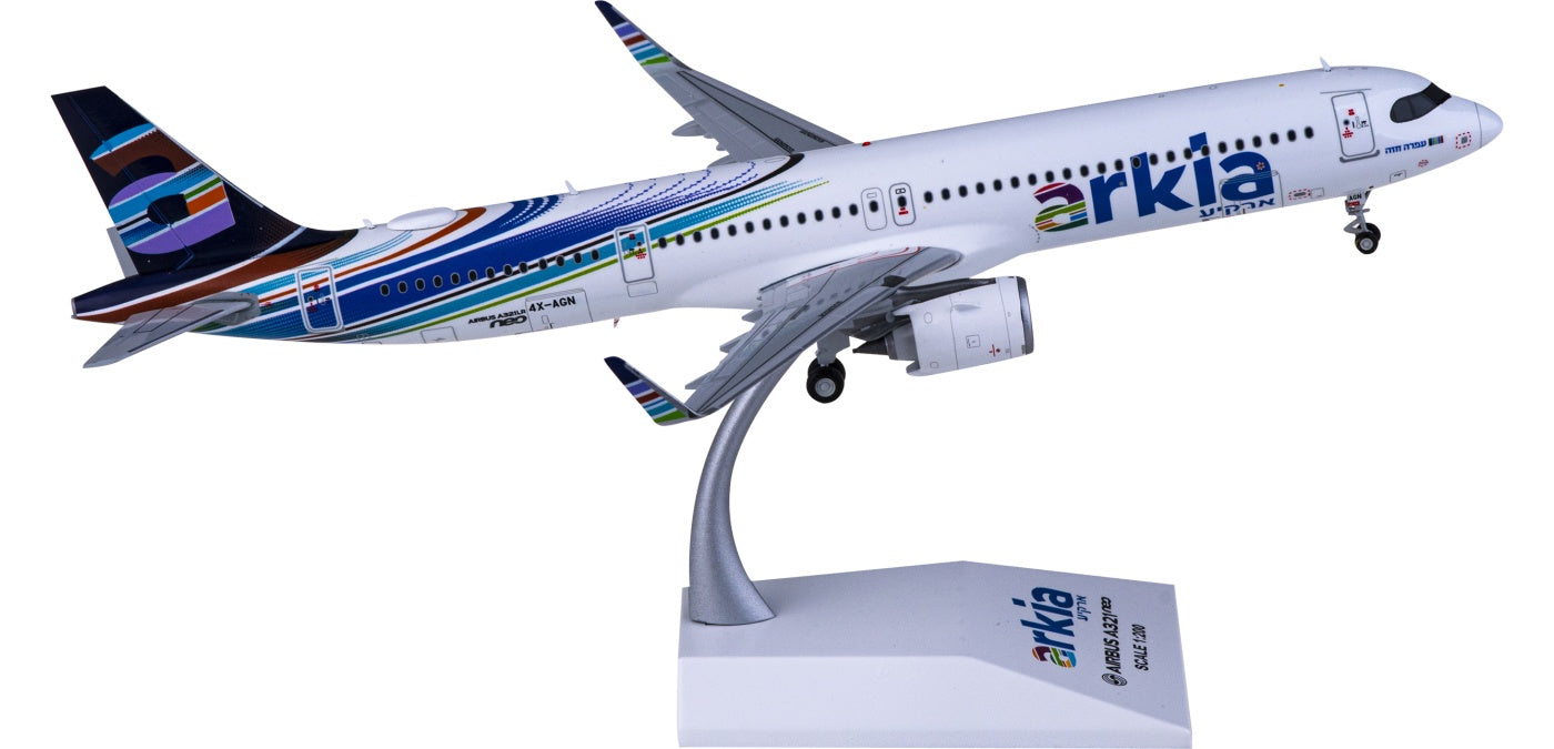 1:200 JC Wings XX20042 Arkia Airbus A321neo 4X-AGN Aircraft Model