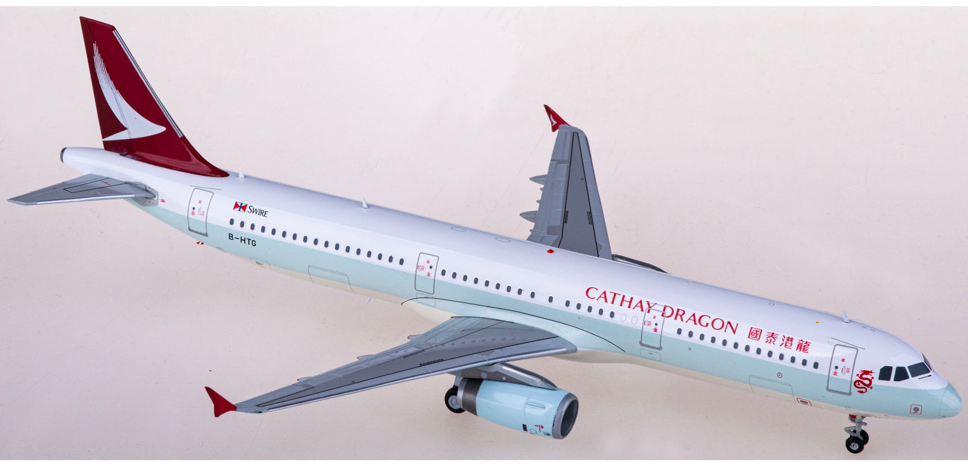 1:200 JC Wings EW2321007 Cathay Dragon Airbus A321 B-HTG Aircraft Model