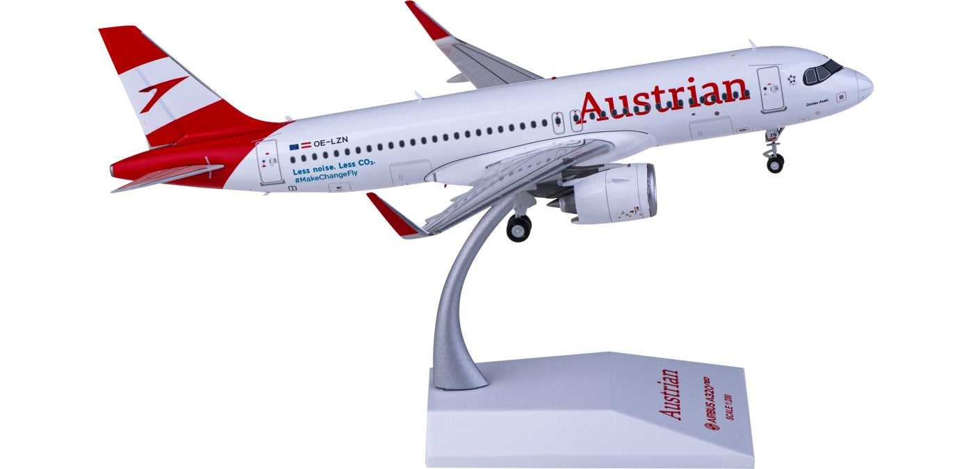 1:200 JC WingsLH2441 Austrian Airlines Airbus A320neo OE-LZN Aircraft Model