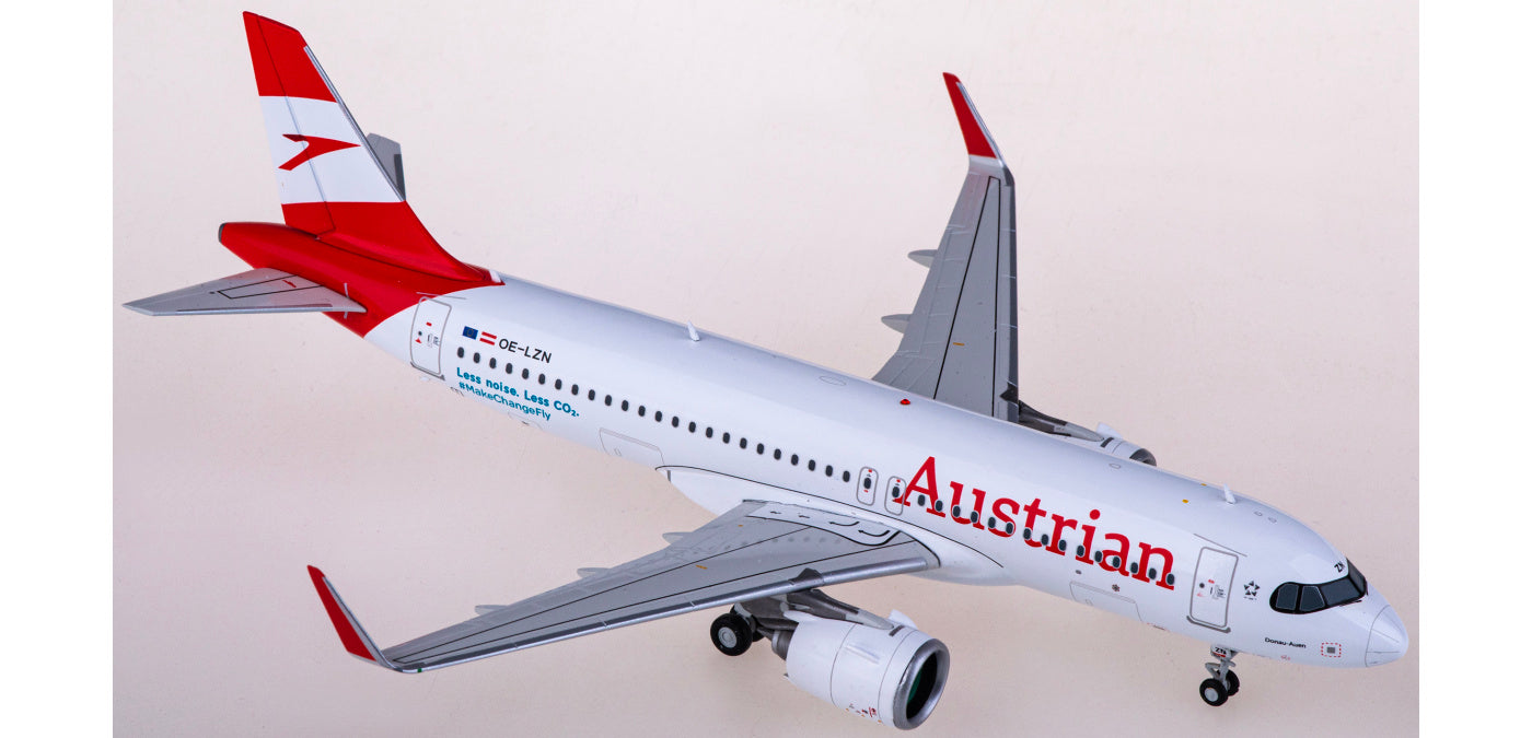 1:200 JC WingsLH2441 Austrian Airlines Airbus A320neo OE-LZN Aircraft Model