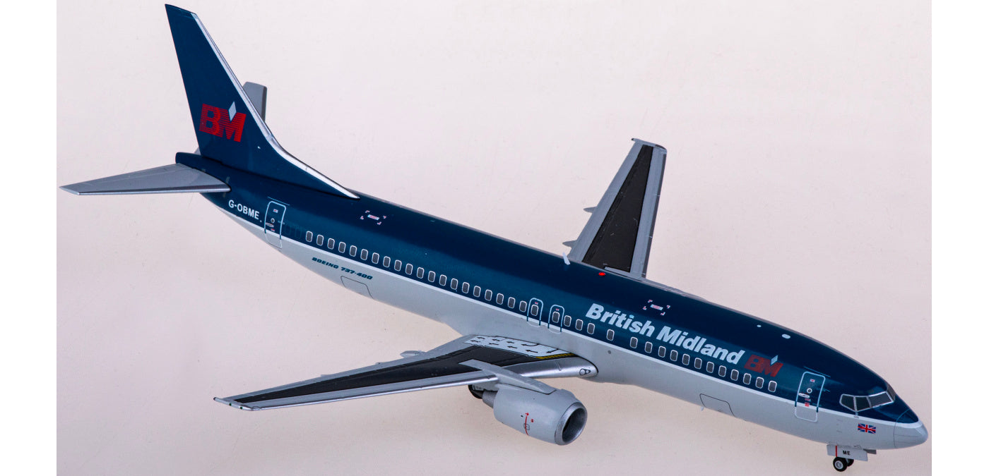 1:200 JC Wings XX20260 BMI Boeing 737-400 G-OBME Aircraft Model