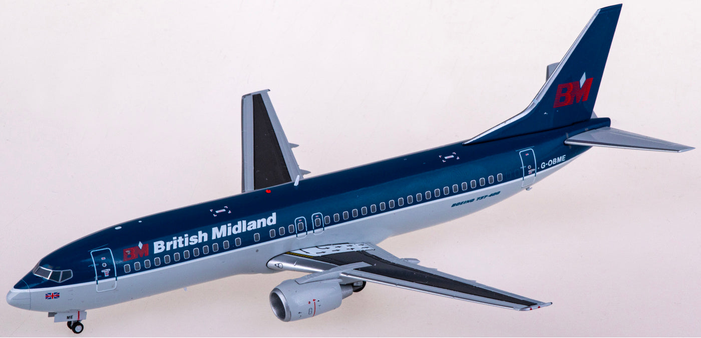 1:200 JC Wings XX20260 BMI Boeing 737-400 G-OBME Aircraft Model