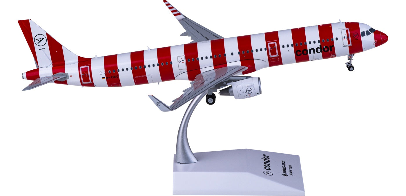 1:200 JC Wings LH2408 Condor Airbus A321 D-ATCG Aircraft Model