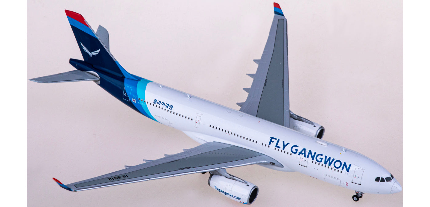 1:400 JC Wings LH4322 Fly Gangwon Airbus A330-200 HL8512 Aircraft Model+Free Tractor