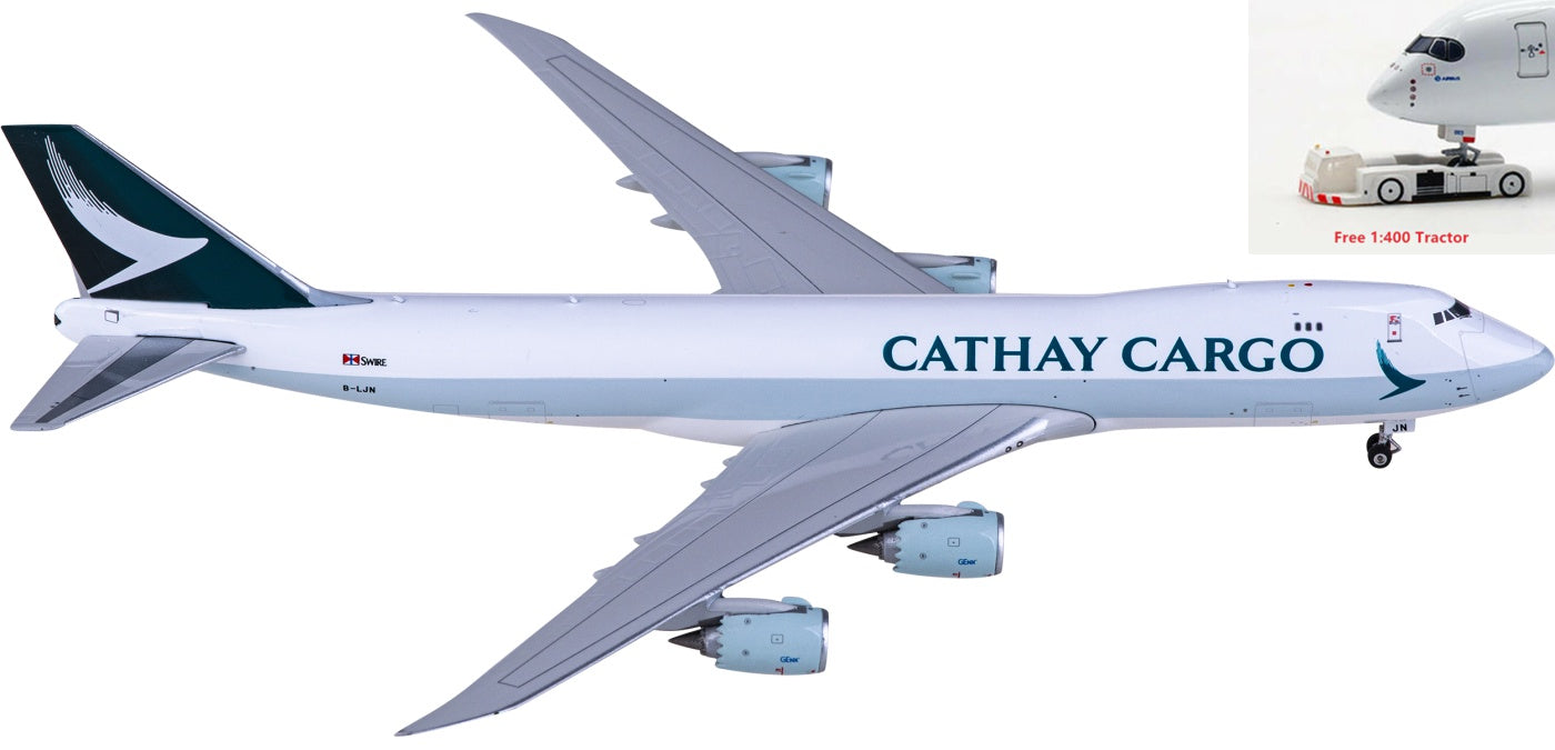 1:400 Phoenix PH04575 Cathay Pacific Cargo Boeing 747-8 B-LJN Aircraft Model+Free Tractor