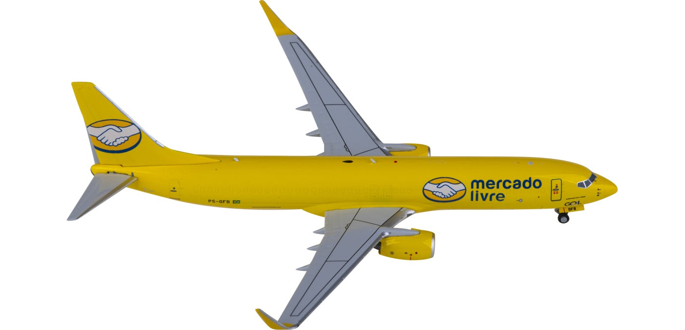 1:400 NG Models NG58160 Mercado Libre Boeing 737-800BCF PS-GFB Aircraft Model+Free Tractor