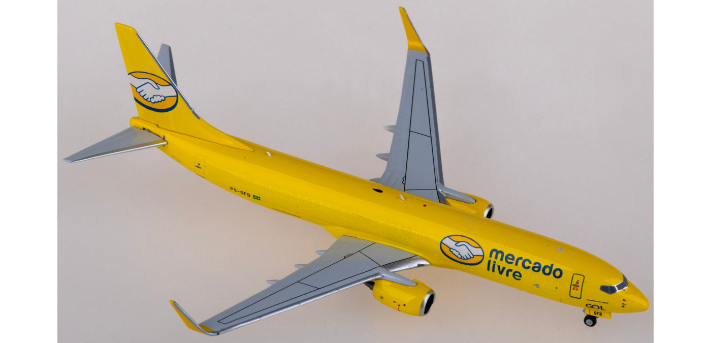 1:400 NG Models NG58160 Mercado Libre Boeing 737-800BCF PS-GFB Aircraft Model+Free Tractor
