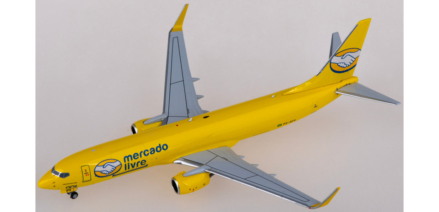 1:400 NG Models NG58160 Mercado Libre Boeing 737-800BCF PS-GFB Aircraft Model+Free Tractor