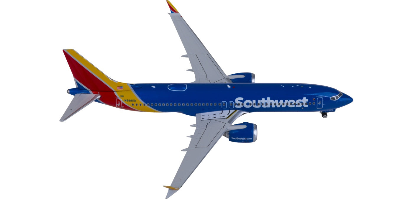 1:400 Phoenix PH04571 Southwest Airlines Boeing 737 MAX 8 N8885Q Aircraft Model+Free Tractor