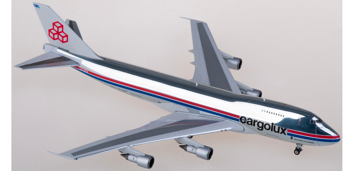 1:400 Phoenix PH11854 Cargolux Boeing 747-200 LX-ECV Aircraft Model+Free Tractor
