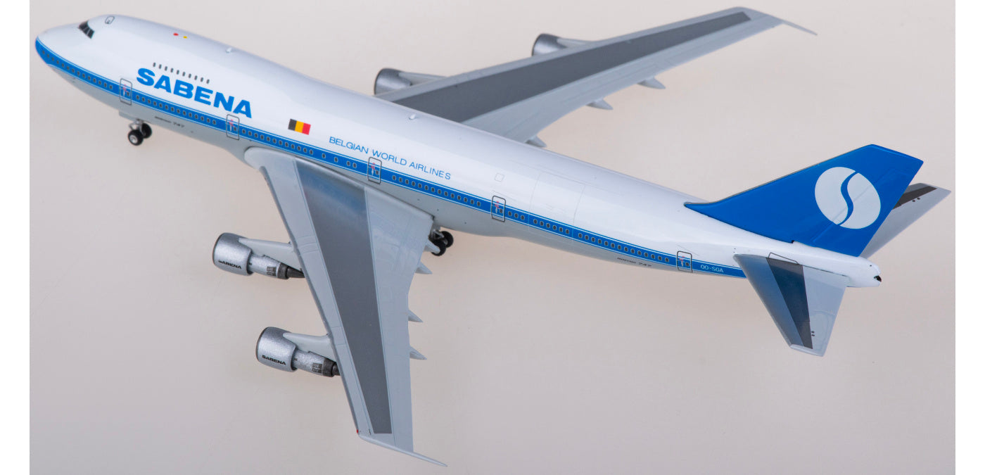 1:400 Phoenix PH11862 Sabena Boeing 747-100 OO-SGA Aircraft Model+Free Tractor