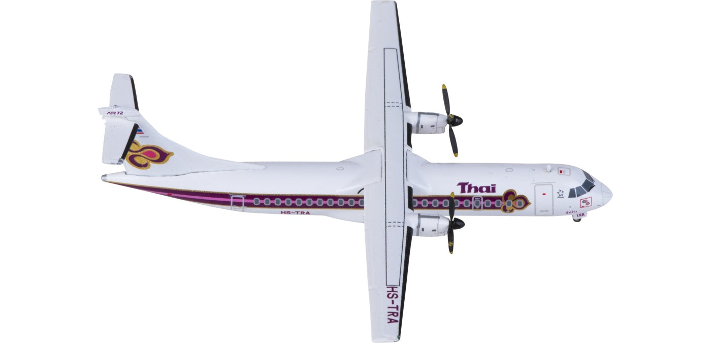 1:400 JC Wings LH4239 Thai Airways ATR-72-200 HS-TRA Aircraft Model+Free Tractor