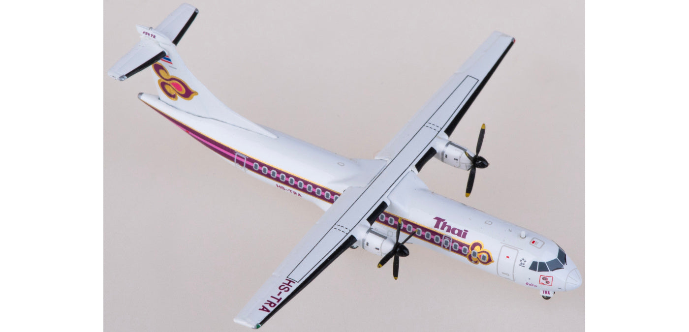 1:400 JC Wings LH4239 Thai Airways ATR-72-200 HS-TRA Aircraft Model+Free Tractor