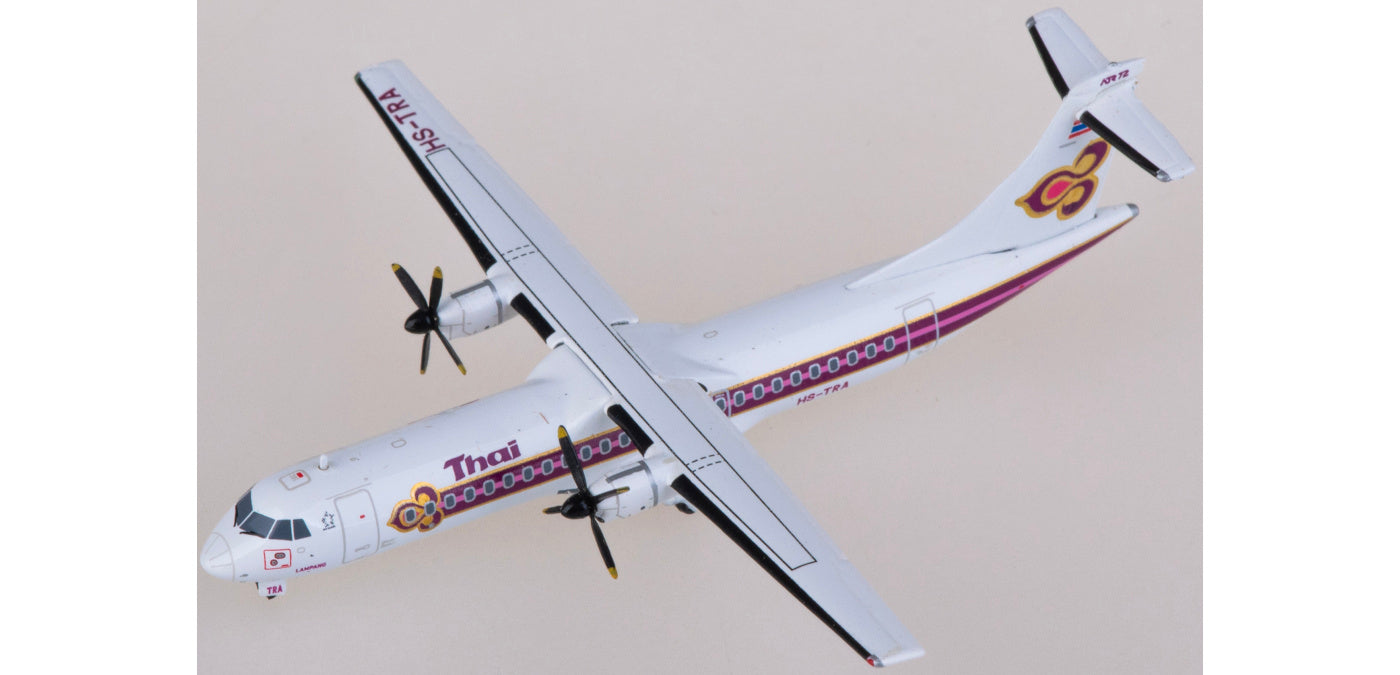 1:400 JC Wings LH4239 Thai Airways ATR-72-200 HS-TRA Aircraft Model+Free Tractor
