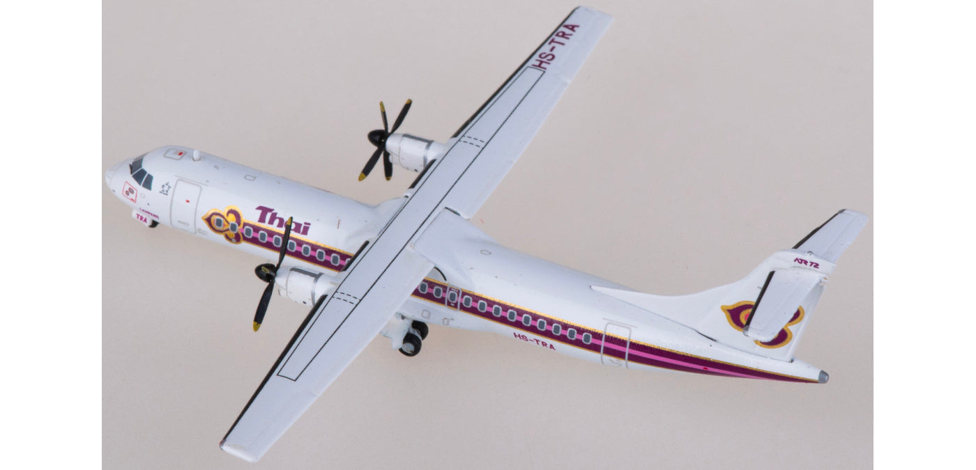 1:400 JC Wings LH4239 Thai Airways ATR-72-200 HS-TRA Aircraft Model+Free Tractor
