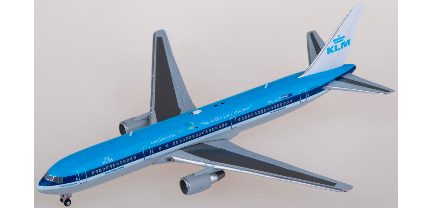 1:400 JC Wings XX4993 KLM Boeing 767-300ER PH-BZF Aircraft Model+Free Tractor