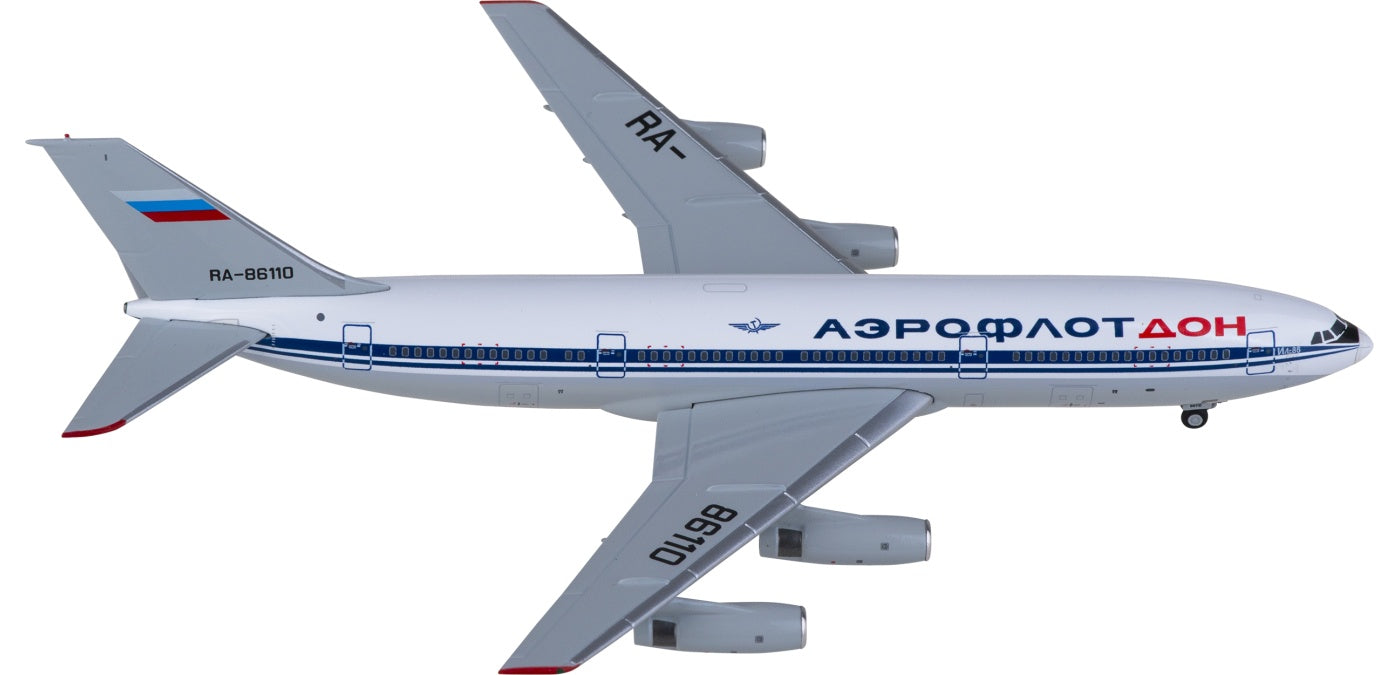 1:400 JC Wings XX40091 Aeroflot Ilyushin IL-86 RA-86110 Aircraft Model+Free Tractor