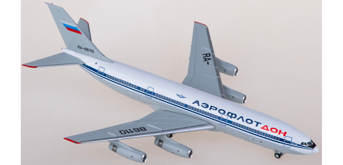 1:400 JC Wings XX40091 Aeroflot Ilyushin IL-86 RA-86110 Aircraft Model+Free Tractor