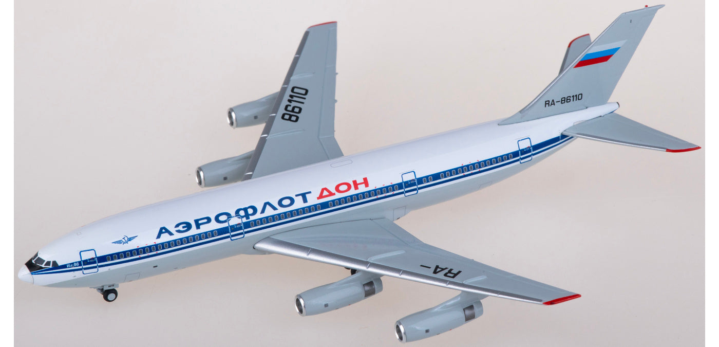 1:400 JC Wings XX40091 Aeroflot Ilyushin IL-86 RA-86110 Aircraft Model+Free Tractor