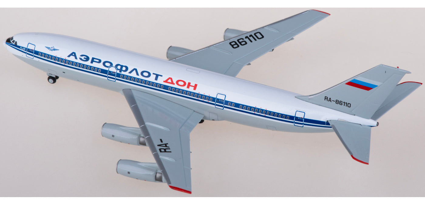 1:400 JC Wings XX40091 Aeroflot Ilyushin IL-86 RA-86110 Aircraft Model+Free Tractor