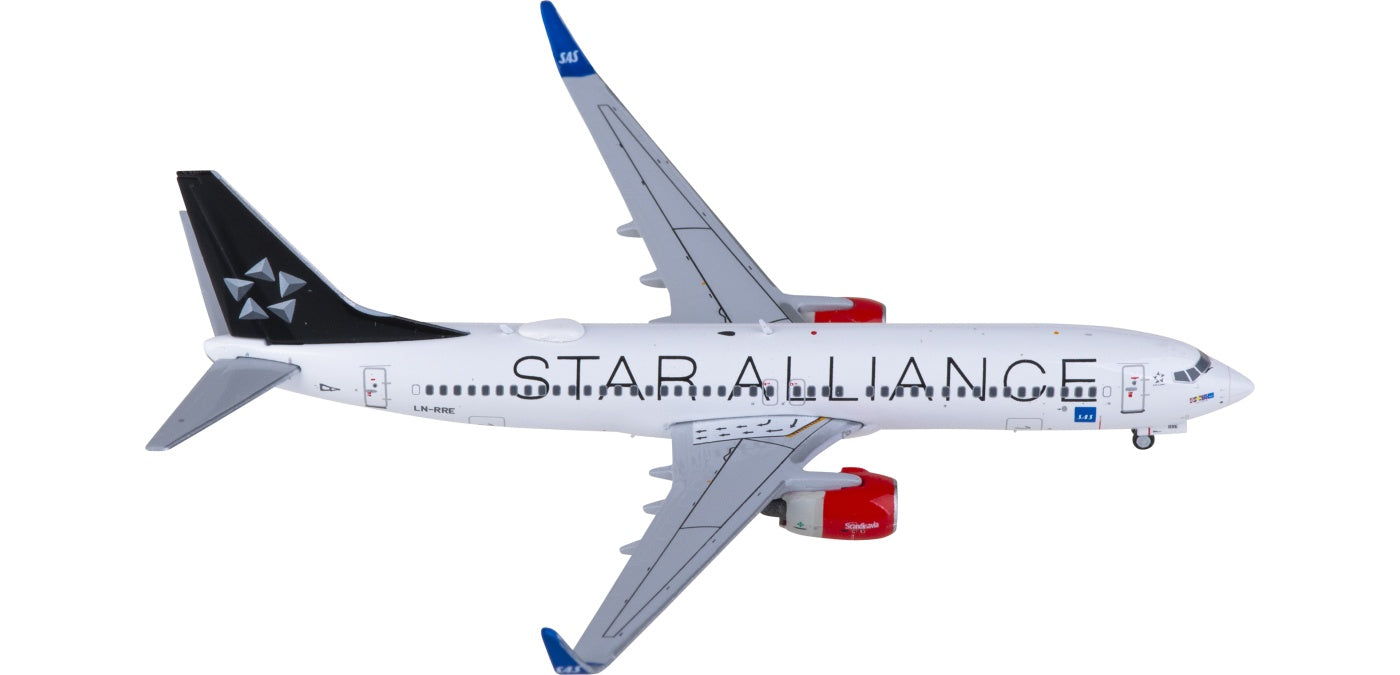 1:400 JC Wings XX40022 SAS Boeing 737-800 LN-RRE  "Star Alliance" Aircraft Model+Free Tractor