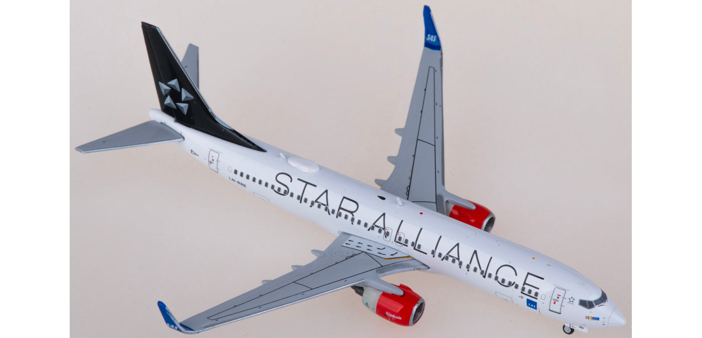 1:400 JC Wings XX40022 SAS Boeing 737-800 LN-RRE  "Star Alliance" Aircraft Model+Free Tractor