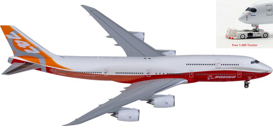 1:400 JC Wings XX40142 Boeing 747-8i N6067E Aircraft Model+Free Tractor